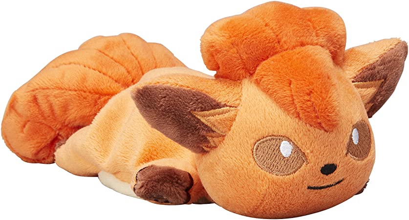 Pokemon Center Original Kuttari Vulpix (Rokon) Stuffed Beanbag Poke Doll Plush (6.5-Inch)