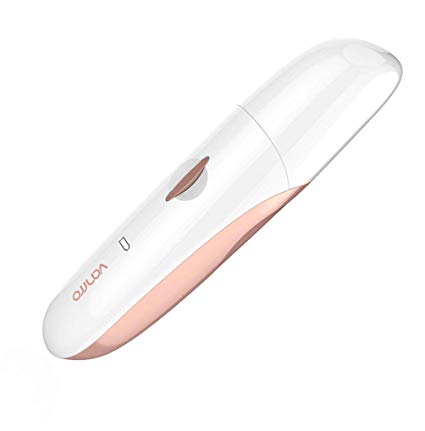 Electric Nail Clipper Kit 3D Trimming Blades Technology 360 Degree Grinding Clipper System Rechargeable Nail Trimmer Best Gift for Adults Baby The Elderly Children(Rose Gold)