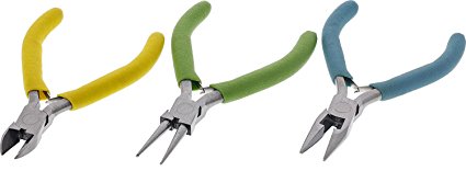 Beadsmith 3Piece Color I.D. Plier Set for Beading & Jewelry