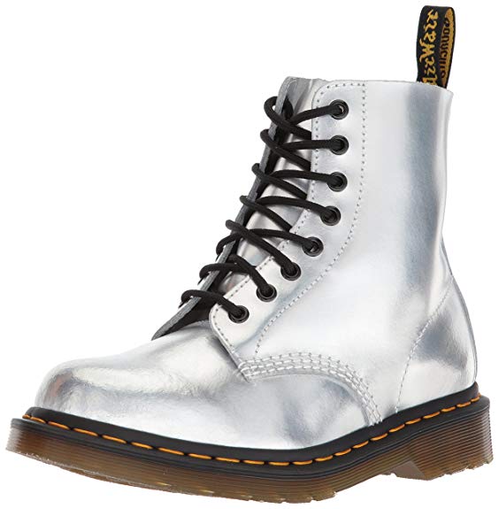 Dr. Martens Women's Pascal RS Silver Ankle Boot