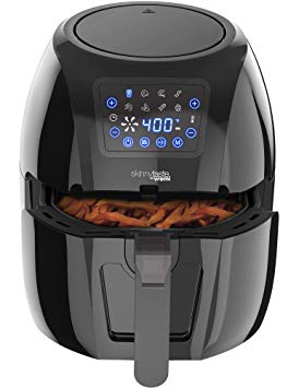 Skinnytaste by Vremi Air Fryer - XL Capacity, 5.8 QT, 1700W, Digital Touch Screen, 8 Cooking Presets, Bonus Recipe Booklet