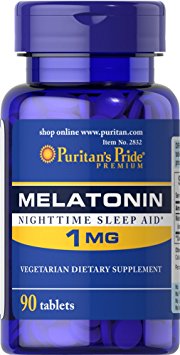 Puritan's Pride Melatonin 1 mg-90 Tablets