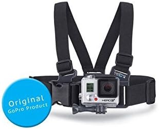 GoPro Original ACHMJ-301 3-8 Year Olds Kid's Junior Chesty Adjustable Chest Mount Harness with Vertical Quick Release Buckle and Thumb Screw for GoPro Hero 1, Hero 2, Hero 3, Hero 3 , Hero 3 Plus, Hero 4 Camera - Black