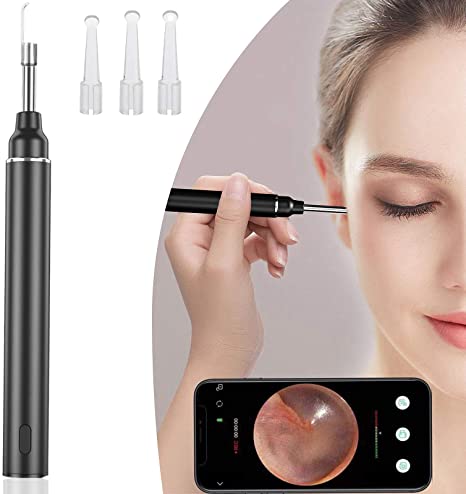 Ear Wax Removal Tools,Wireless Otoscope Earwax Remover Kit 1080P HD Camera Ear Wax Endoscope with LED Lights,Visual Ear Cleaner Ear Pick for Adults,Kids &Pets