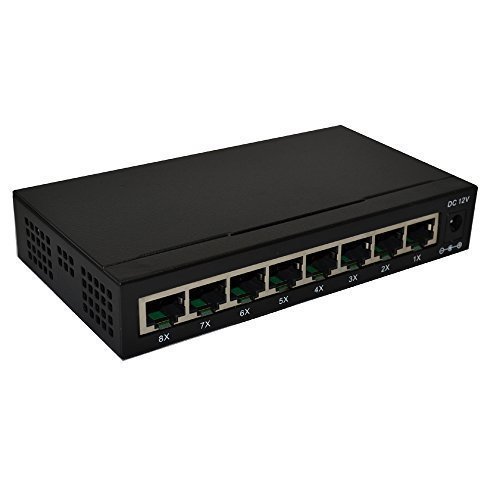 RELPER High Speed Performance 8 Ports 10/100/1000mbps Desktop Gigabit Enternet Network Switch
