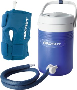 Aircast Cryo/Cuff: Knee Cryo/Cuff with Gravity Cooler, Large