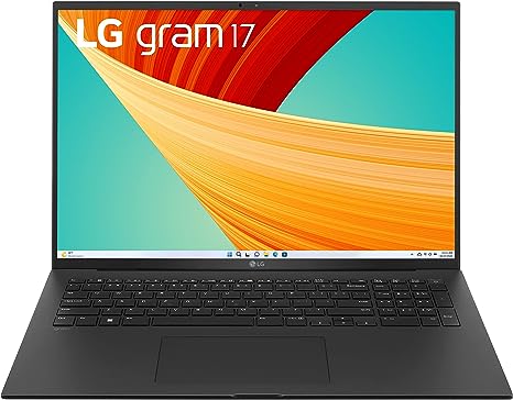 LG gram 17” Lightweight Laptop, Intel 13th Gen Core i7 Evo Platform, Windows 11 Home, 16GB RAM, 1TB SSD, Black