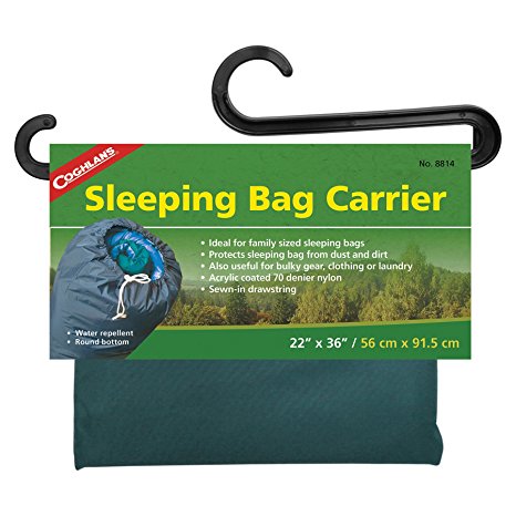 Coghlan's Sleeping Bag Carrier, 22” x 36” Color may vary