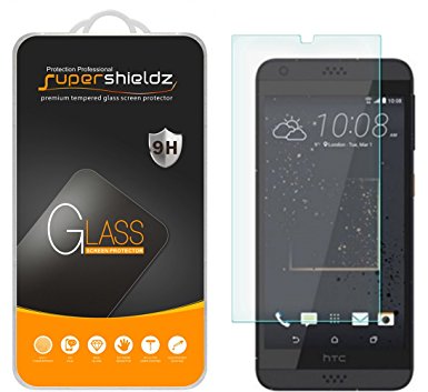 [2-Pack] HTC Desire 530 Tempered Glass Screen Protector, Supershieldz Anti-Scratch, Anti-Fingerprint, Bubble Free, Lifetime Replacement Warranty