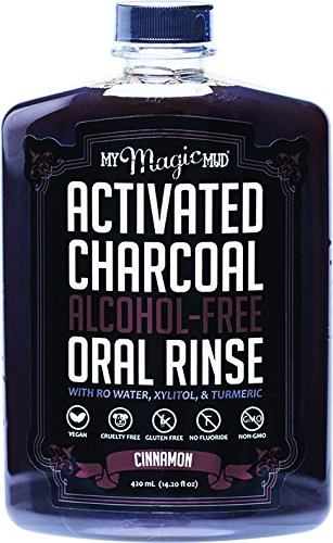 My Magic Mud Activated Charcoal Oral Rinse Cinnamon, 14.2 Fluid Ounce