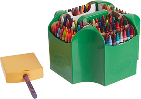 Crayola 52-0099 Ultimate Crayon Collection; 152 Colours, Durable Caddy Case, Sharpener, School and Craft Supplies, Gift for Boys and Girls, Kids, Ages 3,4, 5, 6 and Up, Holiday Toys, Stocking , Arts and Crafts, Gifting