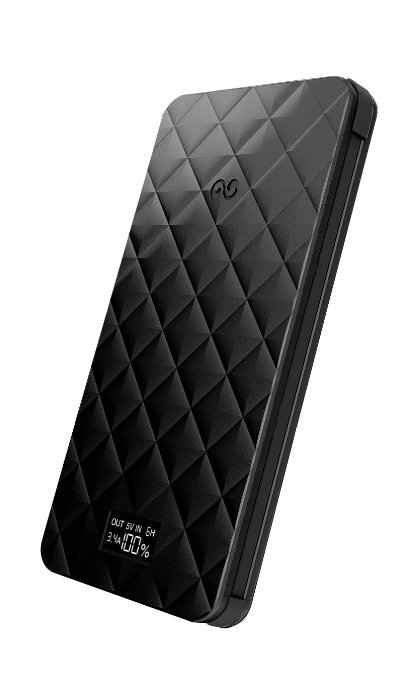 iWalk Extreme TRIO 10000 Ultra-Slim Backup Battery Power Bank with LCD Display (Black)
