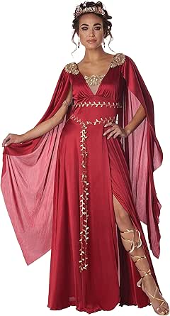 Womens Red Roman Goddess Costume