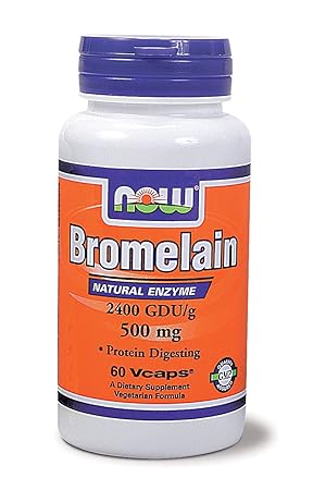 Now Foods, Bromelain, 500 mg, 60 Veggie Caps