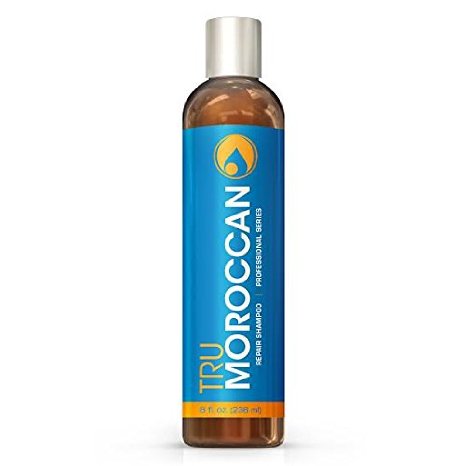 Best Natural Shampoo - This Moroccan Argan Oil Shampoo Is The Best Moisturizing Shampoo For Dry Hair - Guaranteed To Instantly Give Your Hair Silky Shiny Body - Sells Out Fast