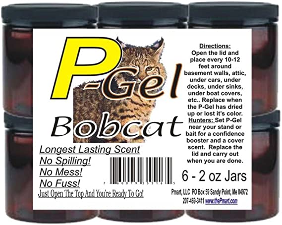The Pee Mart - Bobcat Urine P-Gel 6 Pack