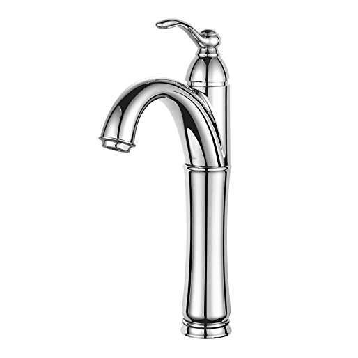 Kraus FVS-1005CH Riviera Single Lever Vessel Bathroom Faucet Chrome