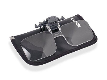 Carson Clip and Flip Multi Powered Clip-On, Flip-Up Magnifying Lenses (OD-10, OD-12, OD-14)