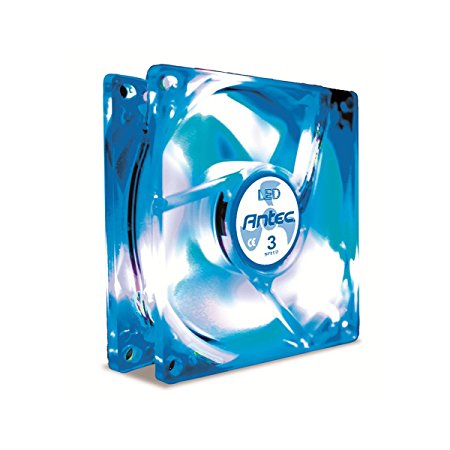 Antec TriCool 120mm Blue LED Cooling Fan with 3-Speed Switch