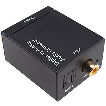 Image® Digital Optical Coax to Analog RCA Audio Converter Adapter