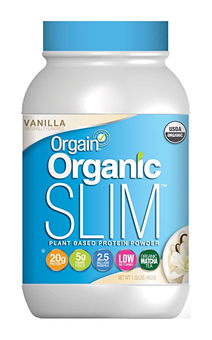 Orgain Organic Slim Weight Loss Powder, Vanilla Bean, 1.02 Pound, 1 Count