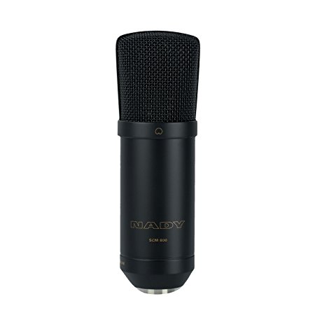 Nady SCM-800 Large Diaphragm Condenser Microphone – Studio quality, great for vocals, acoustic instruments, recording, podcasting, and more!