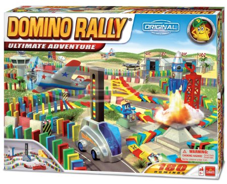 Domino Rally Ultimate Adventure  -  STEM-based Domino Set for Kids