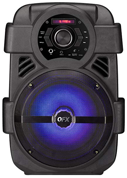 QFX PBX-8 Rechargeable 8" Party Speaker