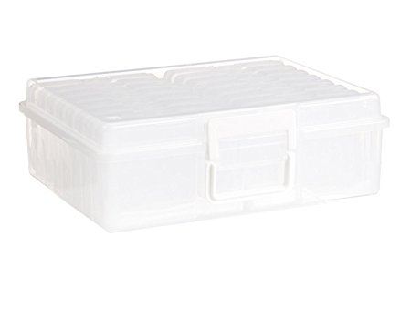 IRIS Extra Large 4" x 6" Photo and Craft Storage Case, Clear