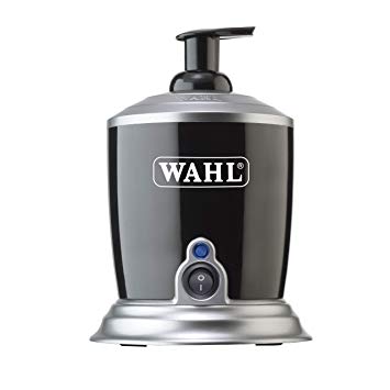 Wahl Professional ’19 Hot Lather Machine #68908 – Professional Barber Quality Dispenser with Internal Liquid Pump, Bottle, Additional Bonus Liquid Pump, and 12 oz. Bottle of Pre-Mixed Liquid Lather