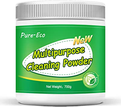 Pure-Eco Toilet Cleaner Powder, Toilet Bowl Cleaner, Toilet Tank Cleaner Powder, Apply to Stubborn Stain of Glass, Porcelain Surface and Washbasin, All-Purpose Household Cleaners