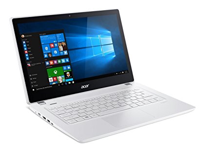 Acer Aspire V 13 13.3-inch Full HD Touchscreen Notebook (Intel Core i5-6200u 2.3Ghz, 6GB Memory, 256GB SSD) Platinum White (Windows 10)(Certified Refurbished)