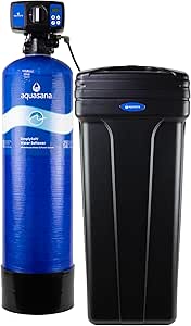 Aquasana SimplySoft® 40,000 Grain Water Softener - Whole House Hard Water Reduction - Base Tank & Cabinet System WH-SF40-BASE