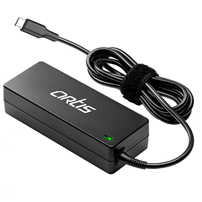 Artis 65W USB Type C Compatible Laptop Adapter with Power Cable