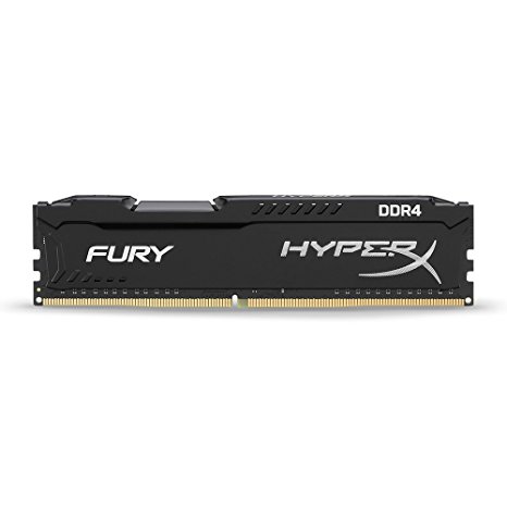 Kingston HyperX FURY Black 4GB 2133MHz DDR4 Non-ECC CL14 DIMM Desktop Memory (HX421C14FB/4)