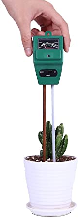 ValueHall Soil pH Meter 3-in-1 Soil Tester for Moisture, Light and pH/Acidity Test, Perfect for Indoor and Outdoor Use (No Battery Needed) V237-2