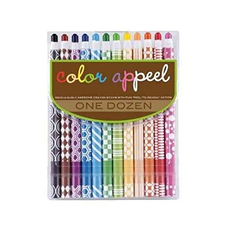 OOLY, Color Appeel Crayon Sticks, Set of 12 (133-55)