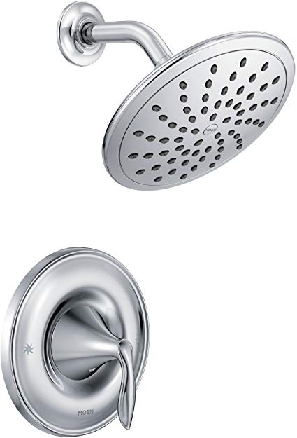 Moen T2232EP Eva Shower Only System with Rainshower Showerhead without Valve, Chrome