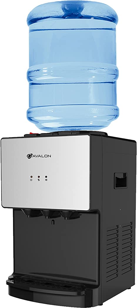 Avalon A11-CTTL Premium 3 Temperature Top Loading Countertop Water Cooler Dispenser with Child Safety Lock. UL/Energy Star Approved-Stainless Steel