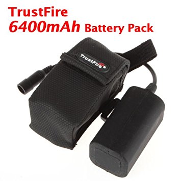 TrustFire 6400mAh 8.4v Rechargeable Battery Pack for Bicyle Light or Headlamp