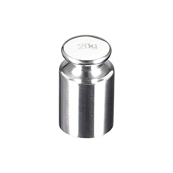 uxcell Gram Calibration Weight 20g F1 Precision Stainless Steel for Digital Balance Scale