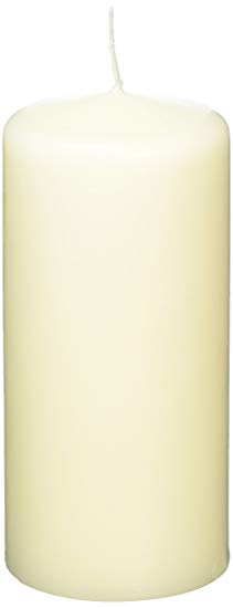 Bolsius 103814519705 Pillar Candle, 60 mm x 130 mm H, Ivory (Pack of 6)