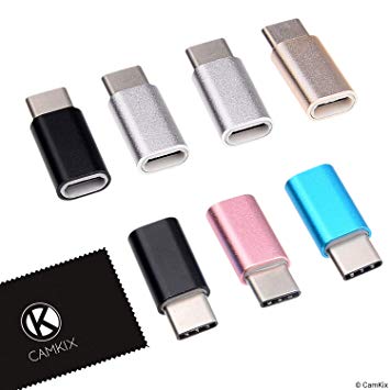 Micro USB to USB C Adapter (7 Pack) - Allows Charging and Data Transfer for Your USB C Device - Simply Connect Your Micro USB Charging/Data Cable to The USB C Adapter - Fast and Solid Connection