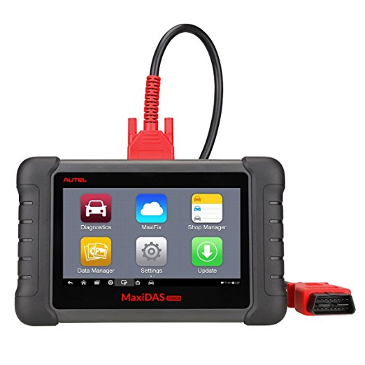 Autel Automotive Scanner MaxiDAS DS808 (Advanced Version of DS708) OBD2 Scanner Diagnostic Tool with Key Coding and Multi-language System (Same Function as MS906)