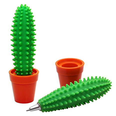 Yonger Creative Cactus Pen by Silly Gifts Office School Supplies Ballpoint Pen