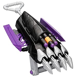 Marvel Mech Strike Mechasaurs Black Panther Sabre Claw Blaster, NERF Blaster with 3 Darts, Role Play Super Hero Toys for Kids Ages 5 and Up