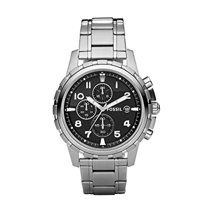 Fossil Men's Dean Stainless Steel Chronograph Dress Quartz Watch