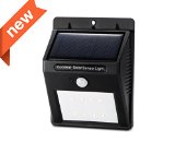 Solar Lights Gotideal Bright Outdoor LED Light Solar Energy Powered - Waterproof - Outdoor Motion Sensor Light for Patio Deck Yard Garden Home Driveway Stairs Outside Wall With Auto OnOff