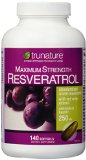 trunature Maximum Strength Resveratrol 250 mg 140 Softgels