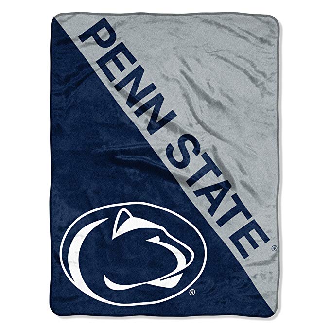 Officially Licensed NCAA "Halftone" Micro Raschel Throw Blanket, 46" x 60", Multi Color